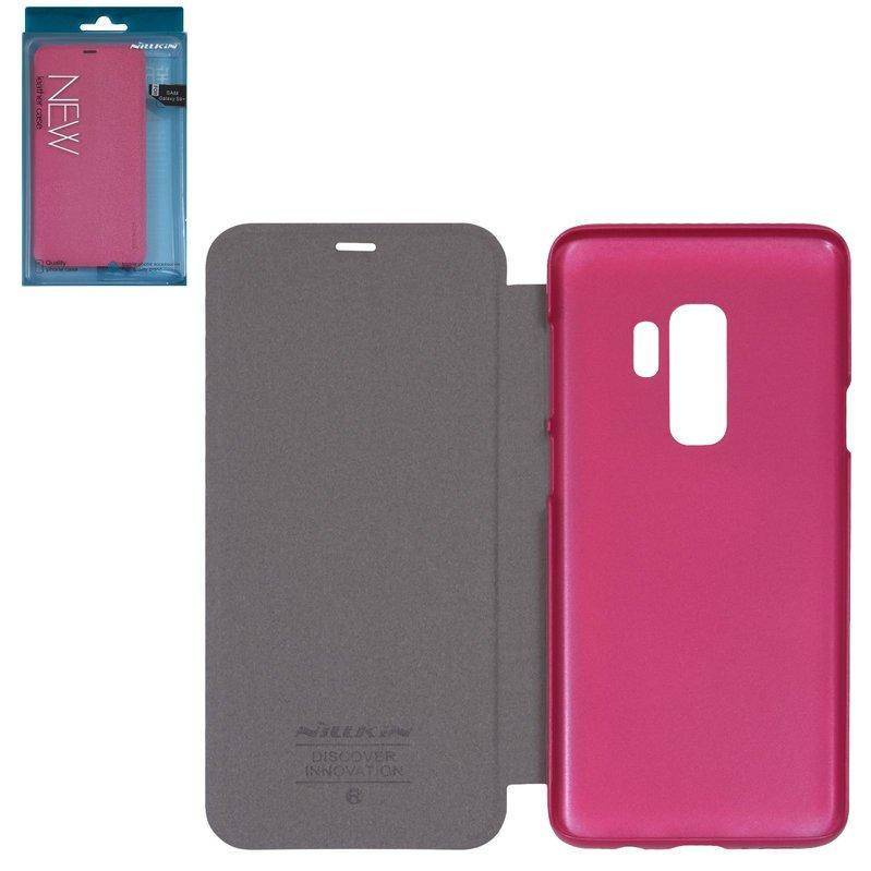 

Чохол Nillkin Sparkle laser case для Samsung G965 Galaxy S9 Plus, рожевий, книжка, пластик, PU шкіра,, Розовый