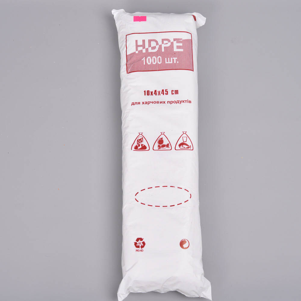 

Пакеты фасовка HDPE 10х4х45 (1000шт)