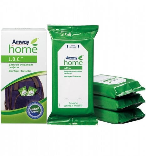 

Amway L.O.C.™ Очищающие салфетки для удаления пятен (4*24шт)