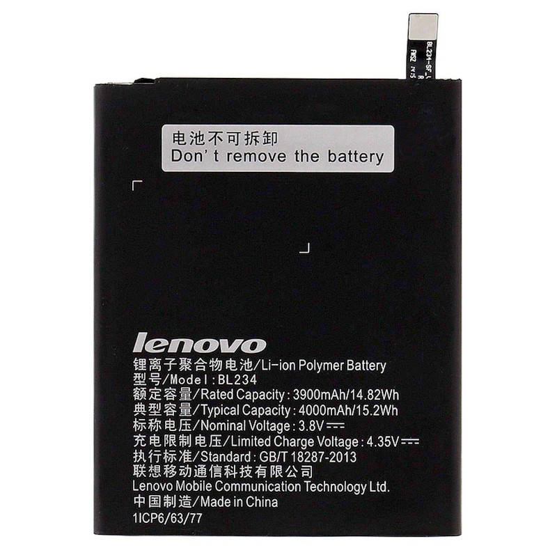 

Аккумулятор Lenovo BL234 | Lenovo A5000 | Lenovo P70 | Lenovo P90 | Lenovo Vibe P1m