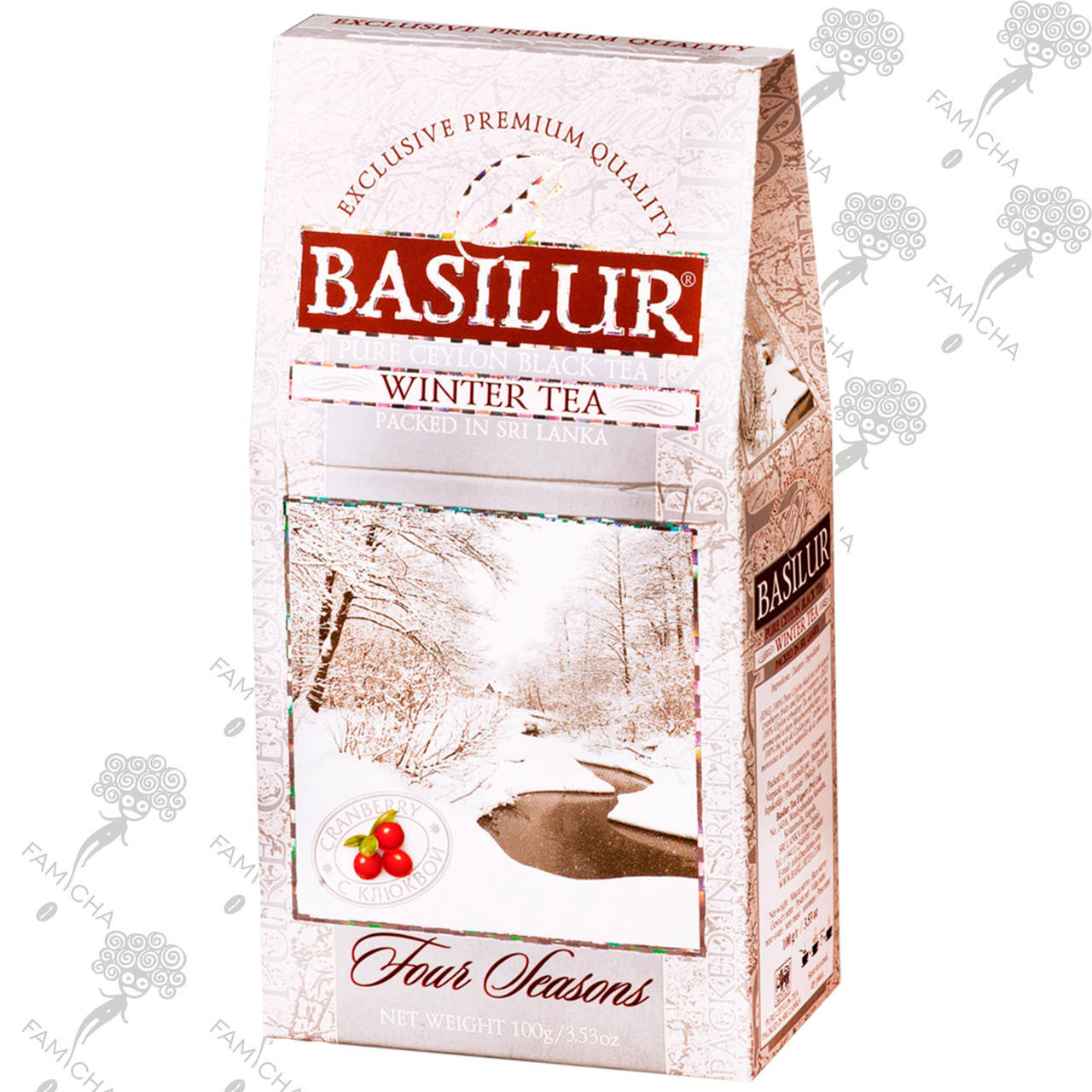 

Черный чай Зимний, Четыре сезона, Basilur, 100г