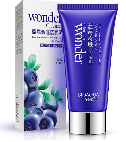 

Пенка для умывания с экстрактом черники Bioaqua Wonder Cleanser