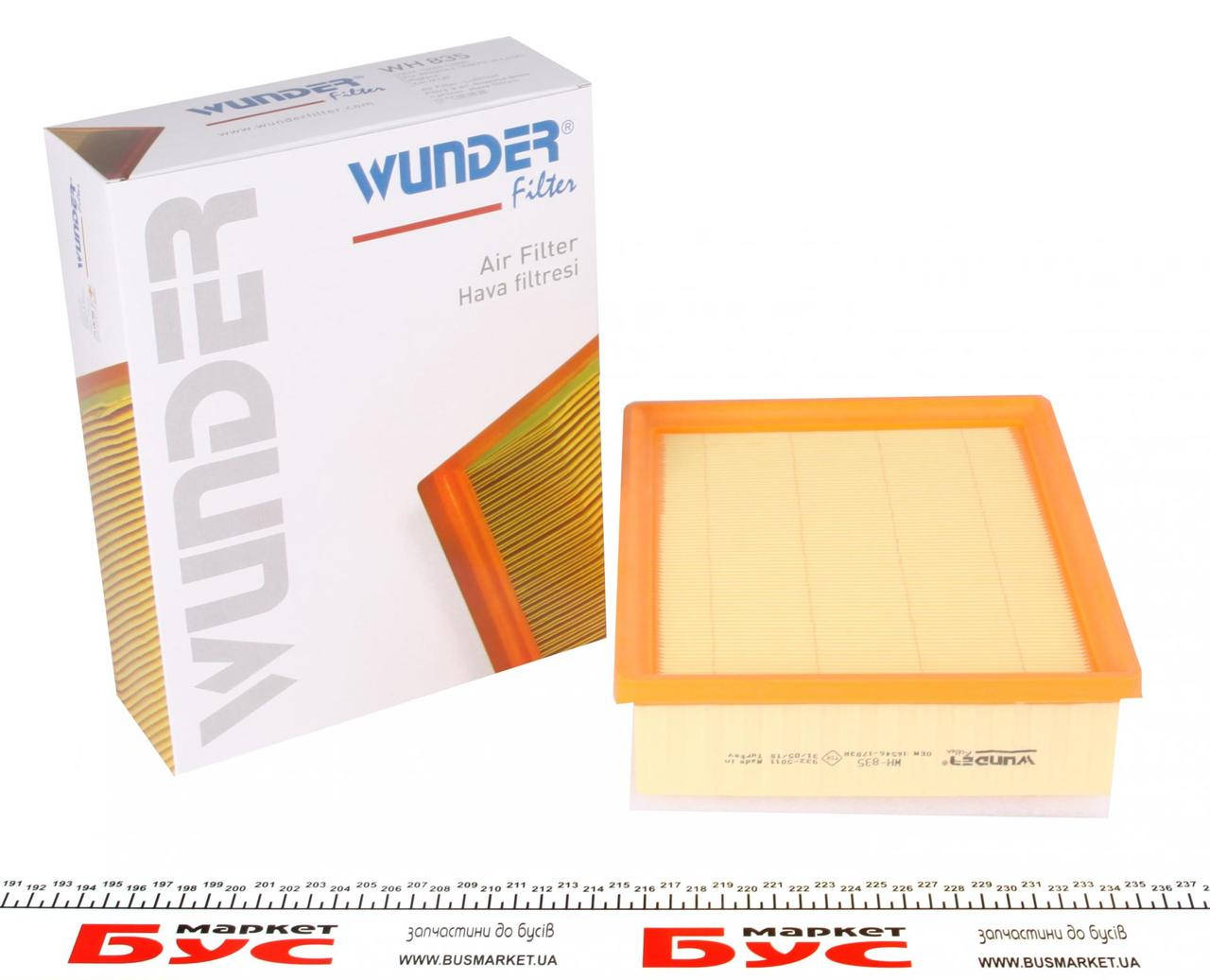 

WH 835, Фильтр воздушный Renault Trafic/Opel Vivaro 1.6dCi 14-