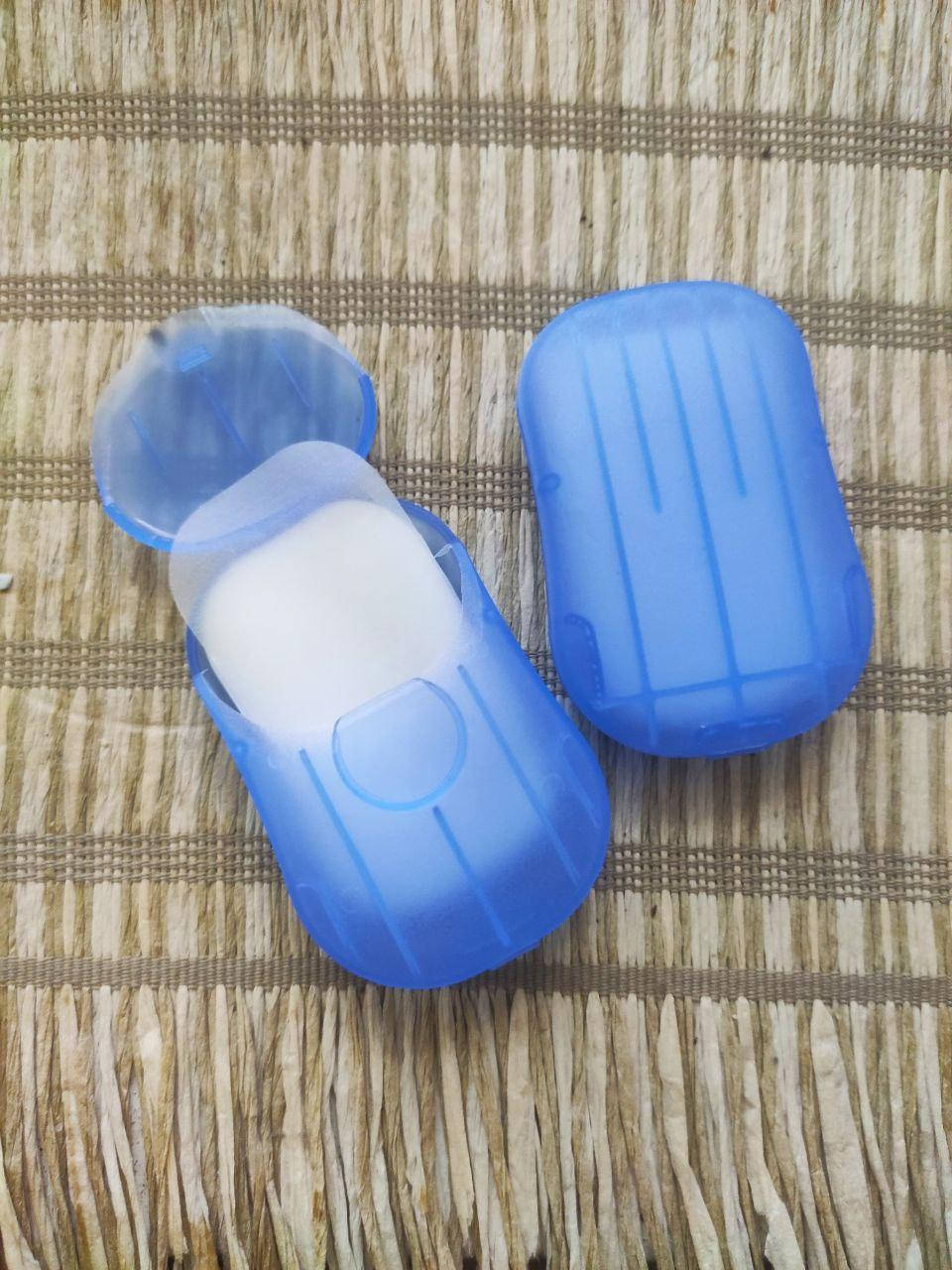 

Мыльная бумага дезинфицирующая 5,5см*3,5см цветочный аромат 20шт/уп