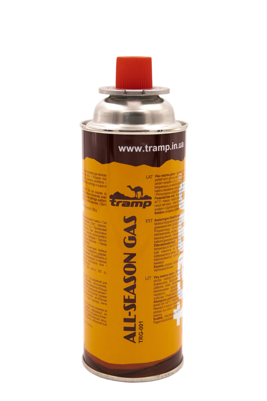 

Баллон газовый Tramp цанговый 220гр TRG-001 204859