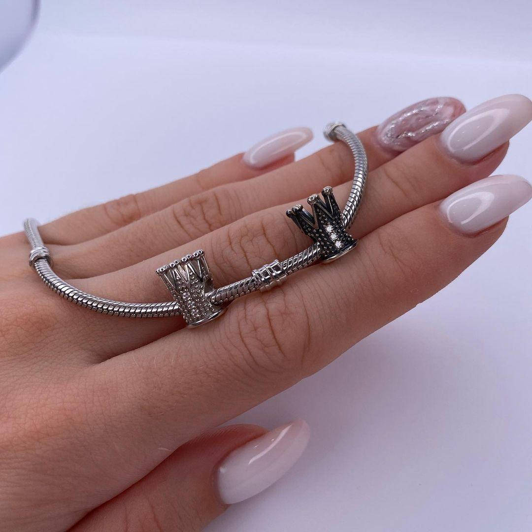 

Серебряные подвески бусины шармы для браслетов Пандора Pandora 925 пробы