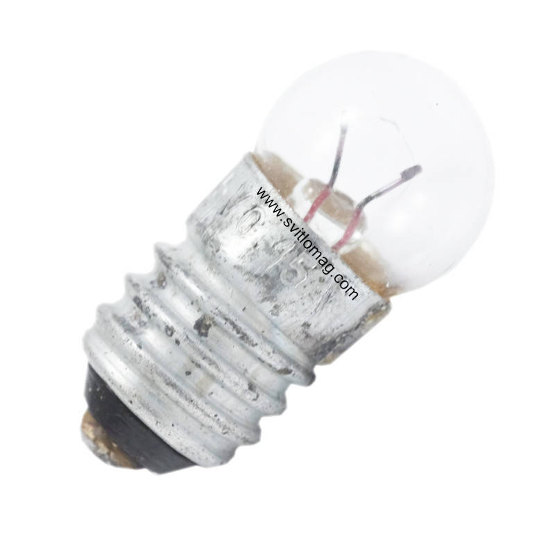 

Лампа накаливания миниатюрная МН 2,5-0,15 Е10/13