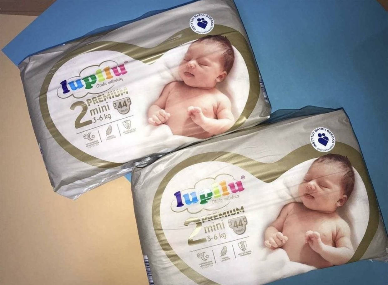 

Подгузники Lupilu premium 2 (3-6кг) 44шт, Белый
