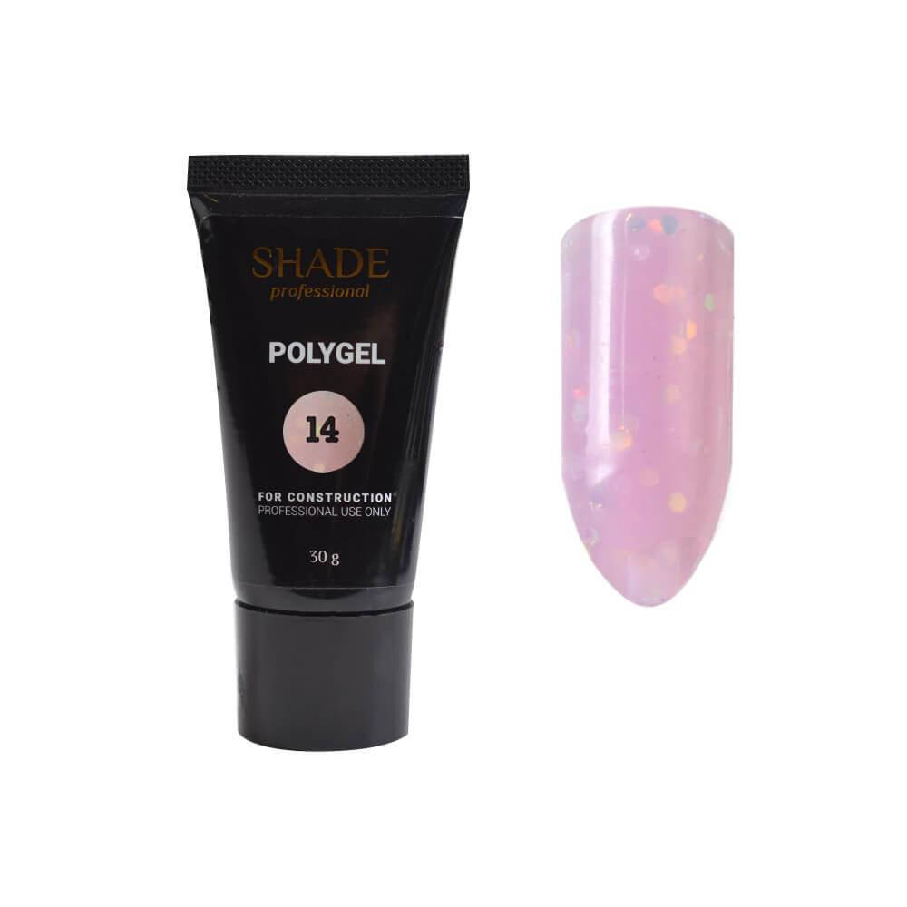 

Полигель №14 с шиммером SHADE 30 гр