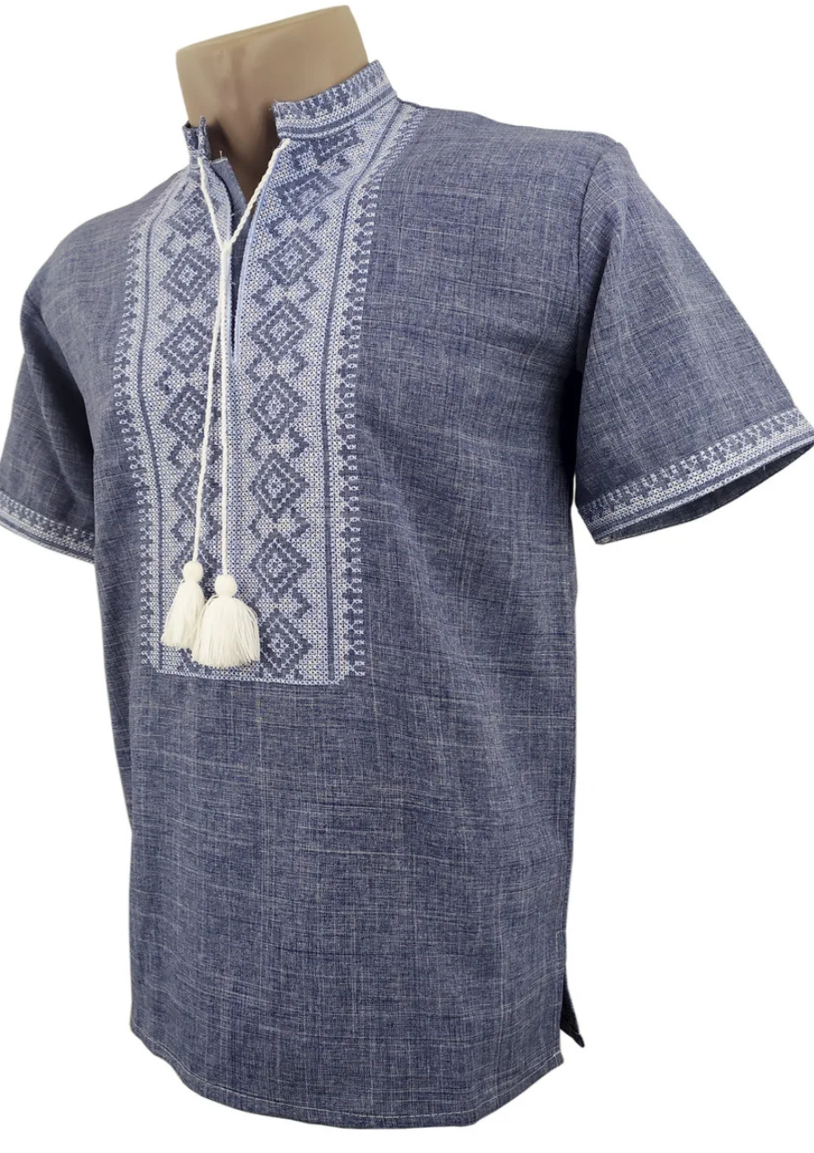 

Льняная мужская Вышиванка Лето р. 42 - 58