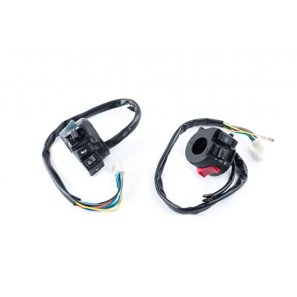 

Блоки кнопок руля (пара) 4T CH250 (с кнопкой аварийного сигнала) (черные)