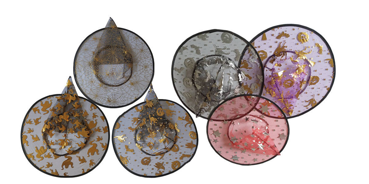 

Шляпа ведьмы в ассортименте, Черный