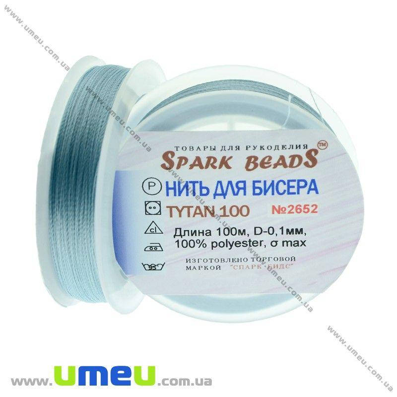 

Нить для бисера Титан 100, Пастельно-бирюзовая №2652, 100 м (MUL-020527)