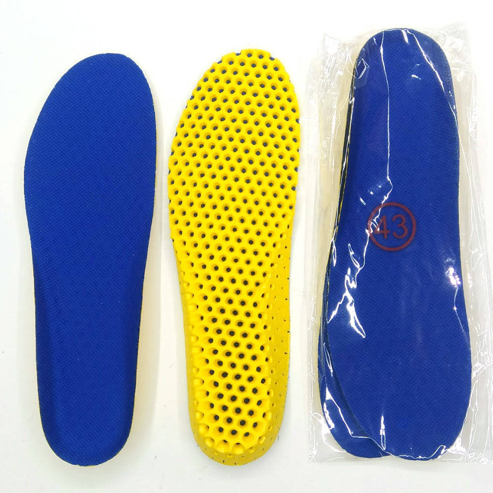 

Стельки для обуви "Соты" спортивные, обрезные, кроссовочные,амортезирующие, синие 43р(28см)