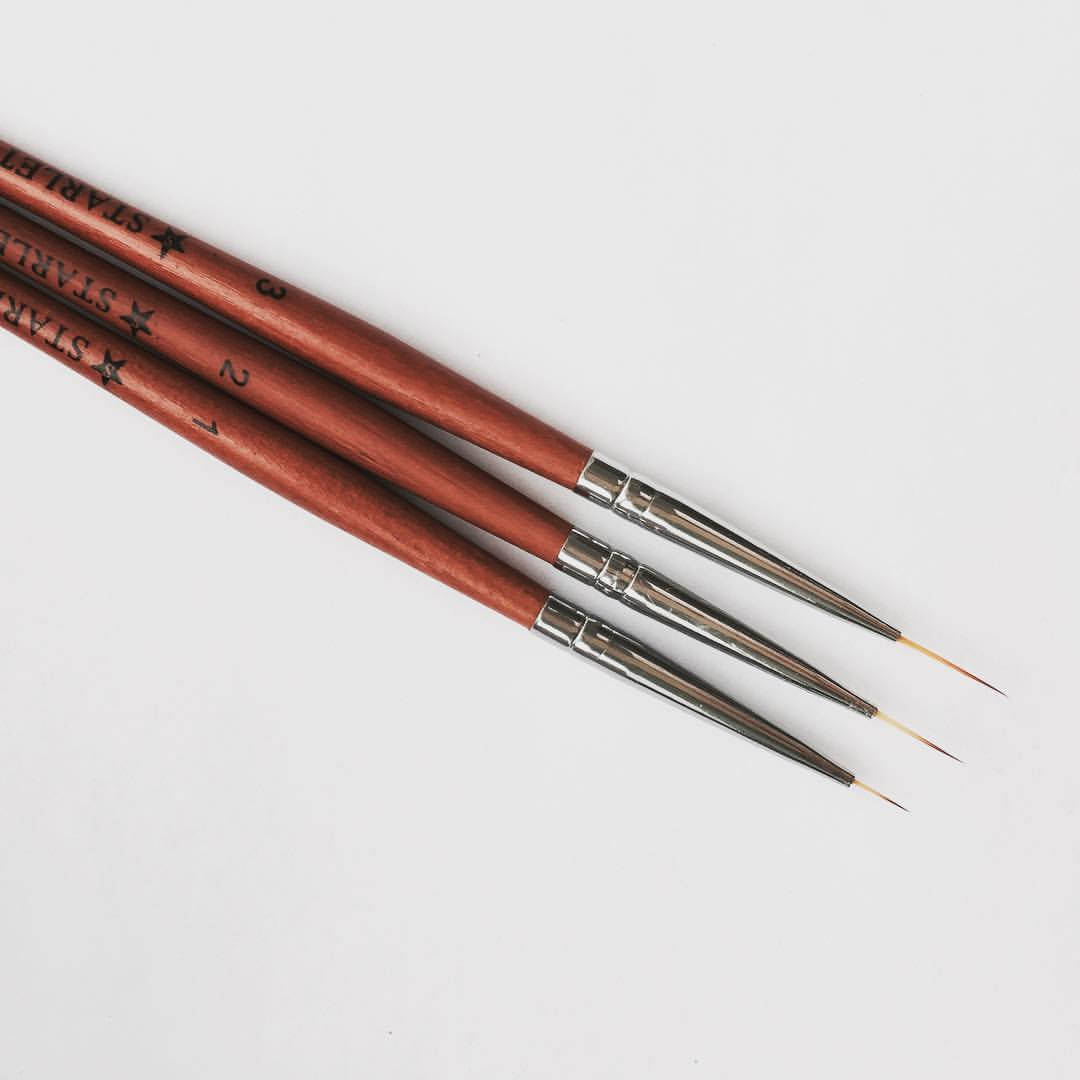 

Набор кистей Starlet Professional № 1,2,3 для рисования, 3 шт.