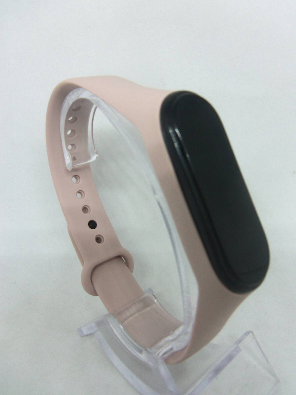 

Ремешок силиконовый браслет Mi Band 3/4 MiBand 3/4 ми бенд 3/4 цвет бежевый