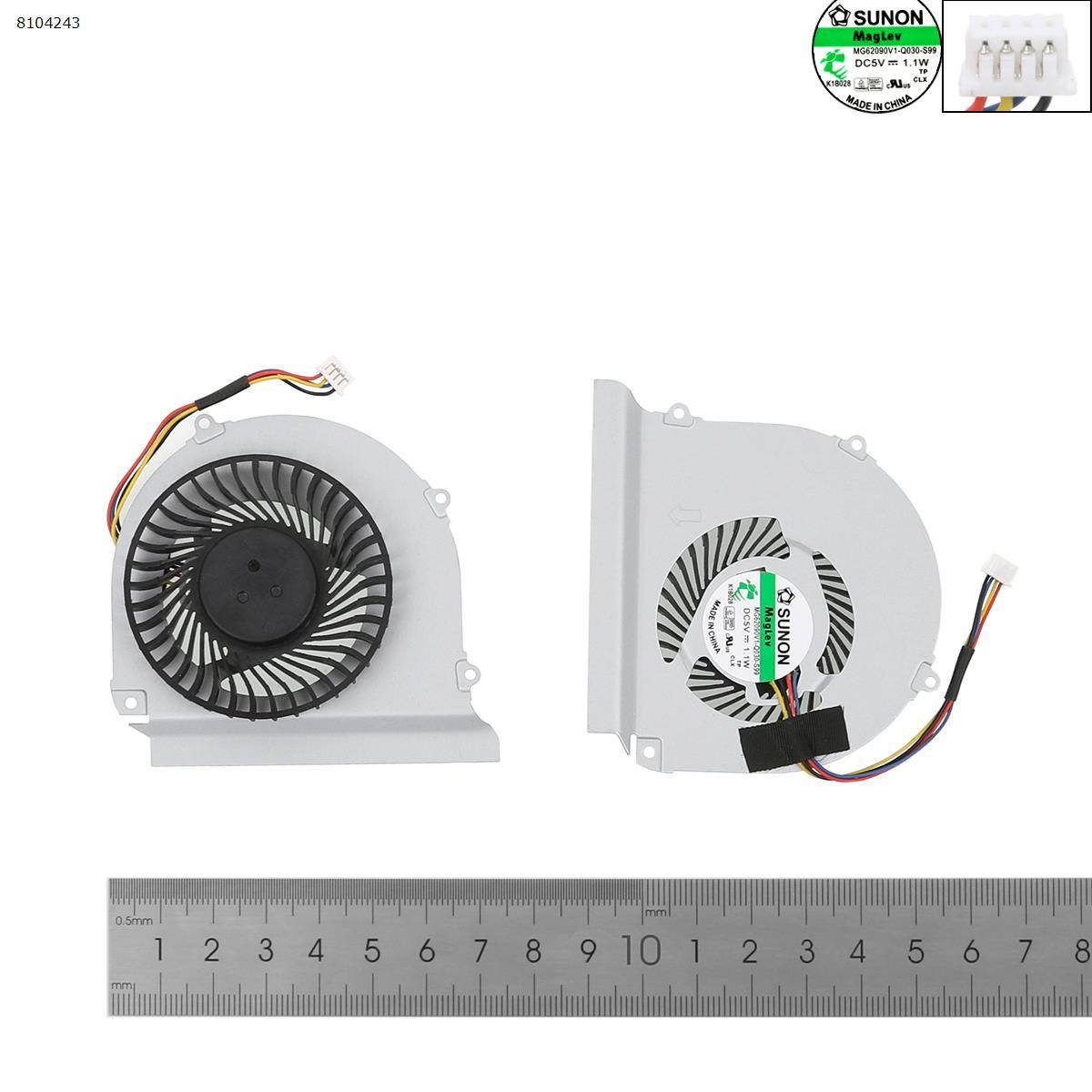 

Вентилятор кулер для Dell Latitude E6440, (0GXC1X, MF60090V1-C570-S9A, OEM)