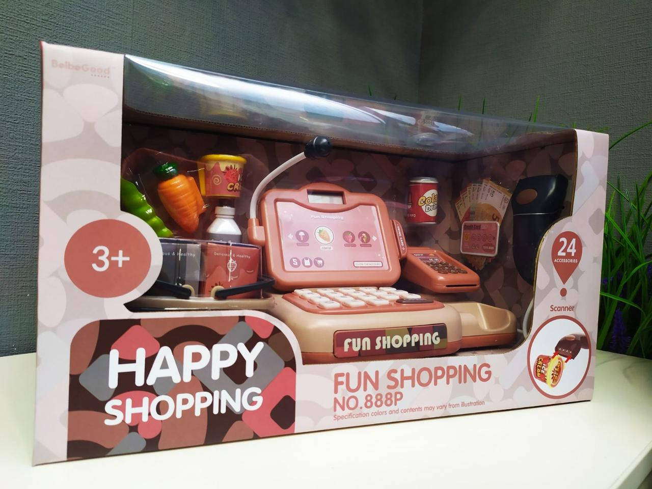

Игровой набор касса Happy shopping. Подарочная коробка.