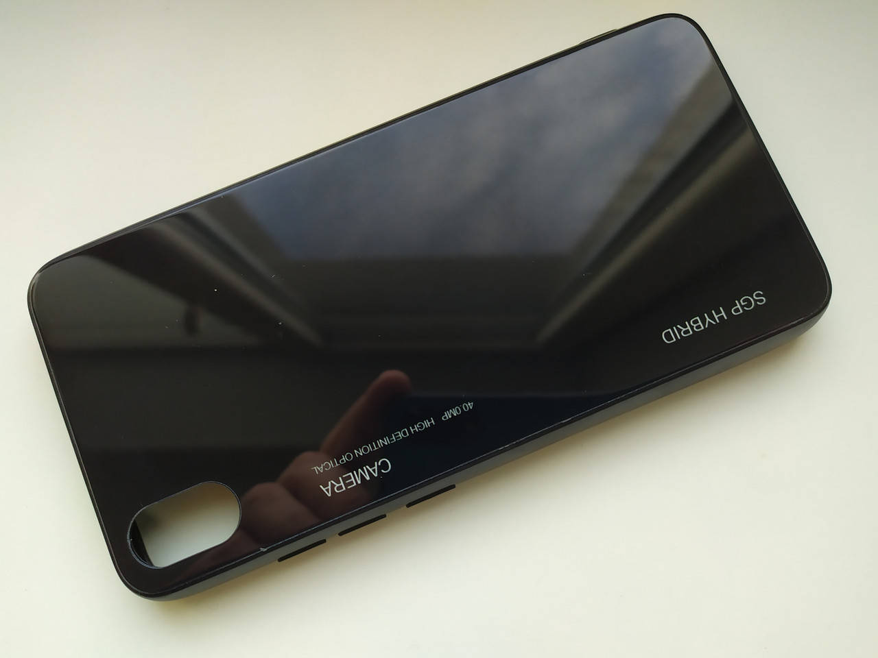 

Чехол градиент стеклянный для Xiaomi Redmi 7a, Черный