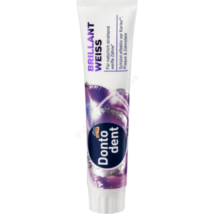

Dontodent Zahnpasta Brillant weiss отбеливающая зубная паста 125 мл