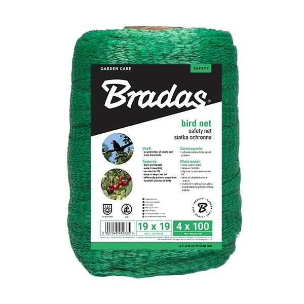 

Сетка защитная от птиц BIRD NET 4х100м, AS-BN10191940100, Зелёный