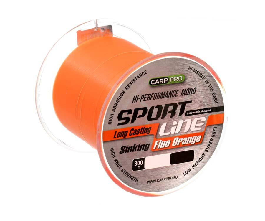 

Волосiнь CARP PRO Sport Line Fluo Orange 1000M 0,335 mm, Оранжевый