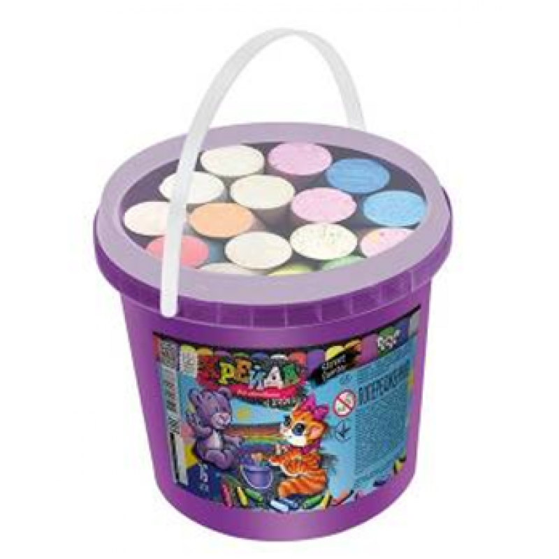 

"Мел для рисования на асфальте" банка 16 шт.