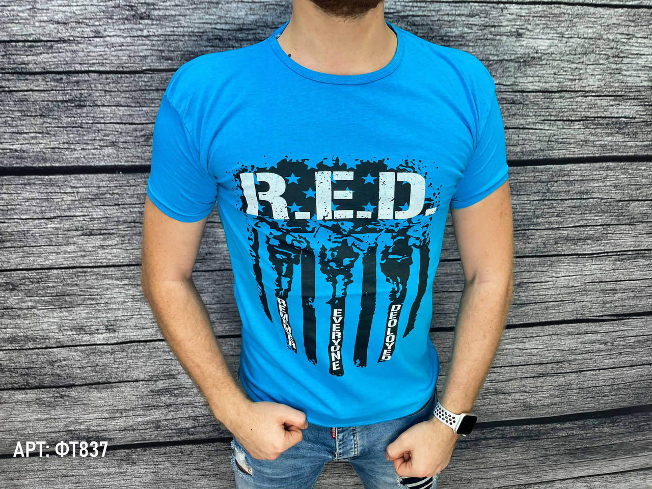 

Мужская футболка. Размеры: M, L, XL, 2XL (маломерят на размер)