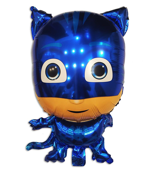 

Фольгированный шар Герои в Масках 45x68см (26") | Коннор Кэтбой, Синий