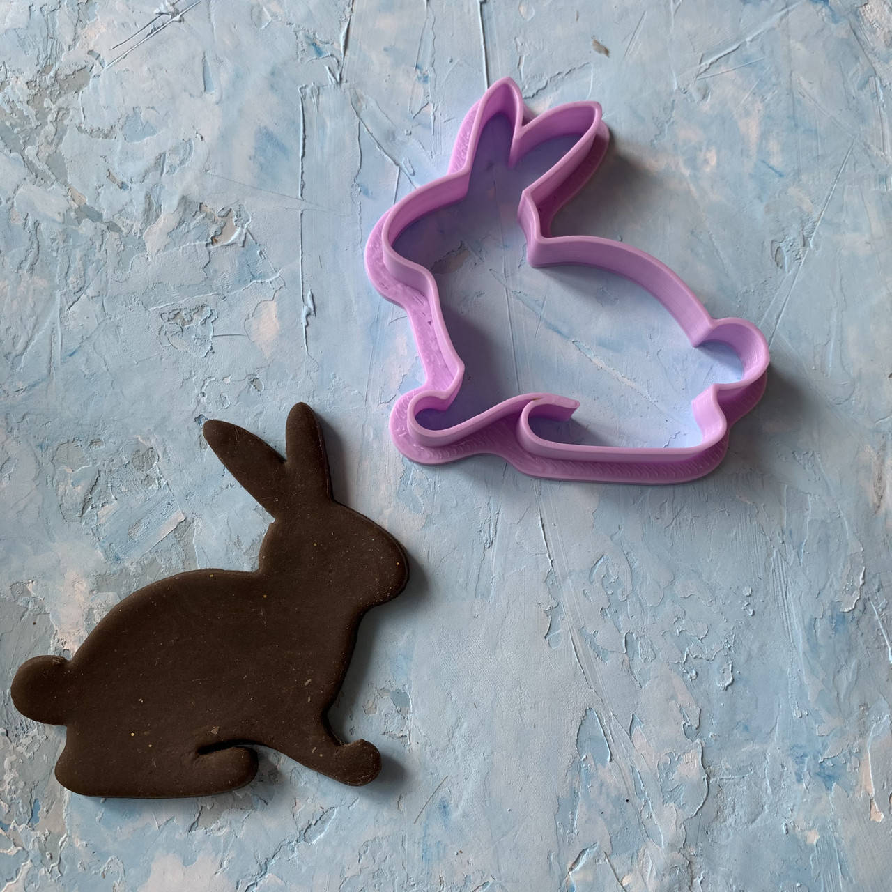 

Вирубка "Великодній кролик #6" / Вырубка - формочка для пряников "Пасхальный кролик #6"