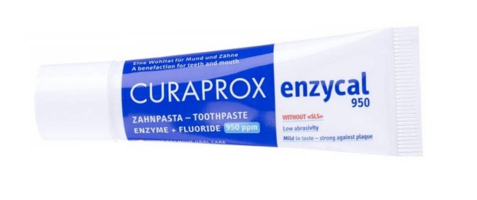 

Ферментна зубна паста Curaprox Enzycal 950 ppm, 10 мл
