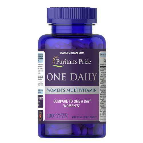 

Вітаміни для жінок - Puritan's Pride One Daily Women's Multivitamin 100 caplets