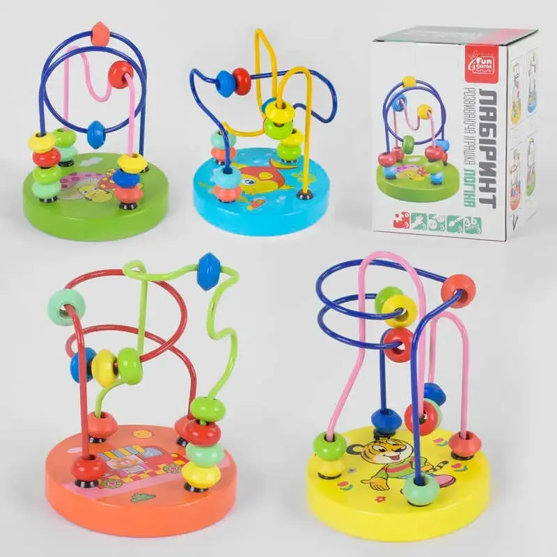 

Гр Деревянная игра "Лабиринт" 31584 (20) "4FUN Game wood Club", 4 вида, в коробке