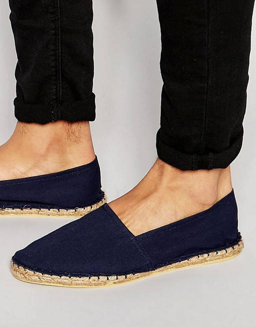 

Мужские эспадрильи ASOS синие