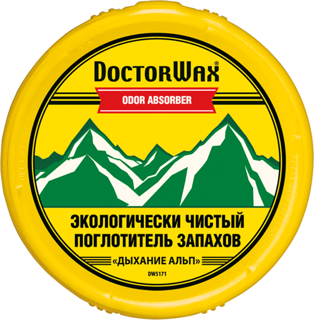 

DoctorWax DW5171 Экологически чистый поглотитель запаха "Дыхание Альп" 227 г