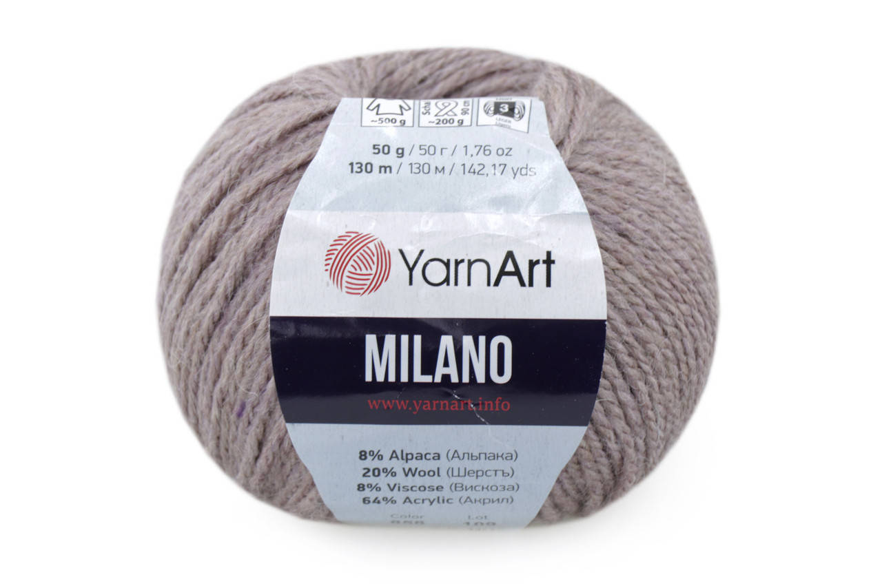 

YarnArt Milano, Сухая роза №858, Розовый