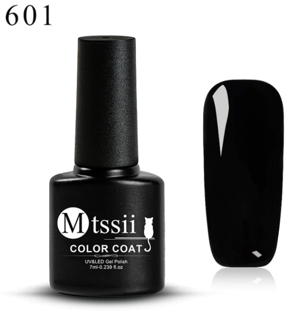 

Гель-лак Mtssii 7мг №601 черный гель-лак: