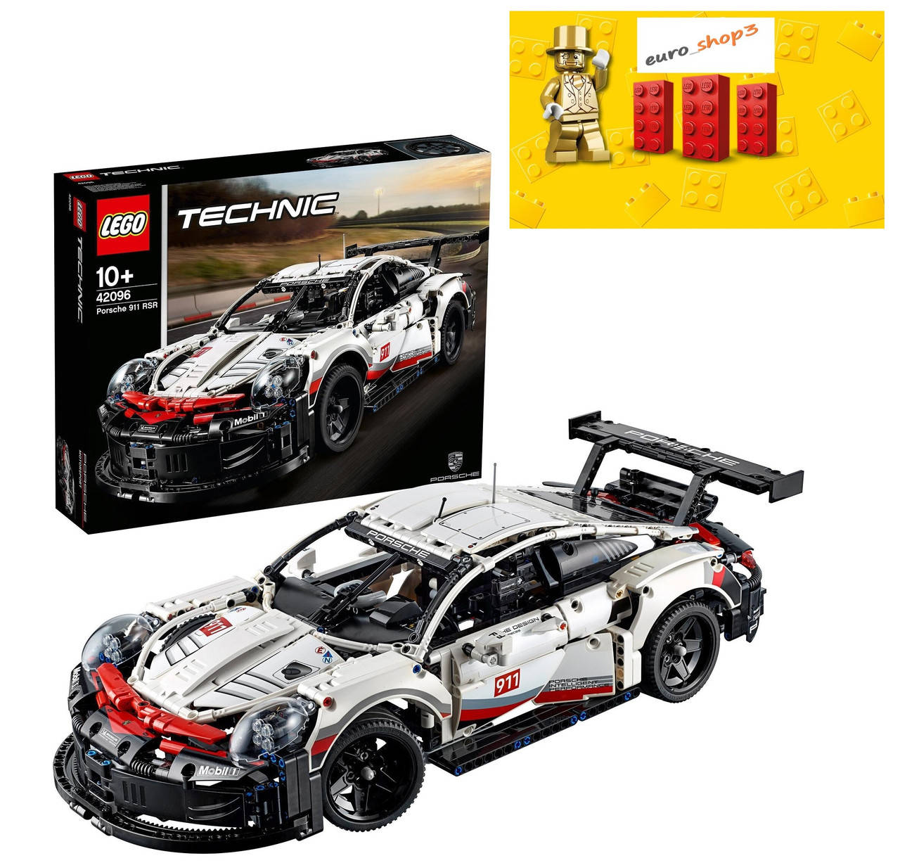 

LEGO Technic Porsche 911 RSR 42096, Разные цвета
