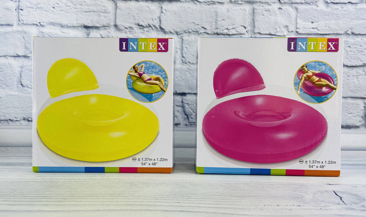 

Круг со спинкой 137*122 см В коробке 58889 14754 Intex Intex
