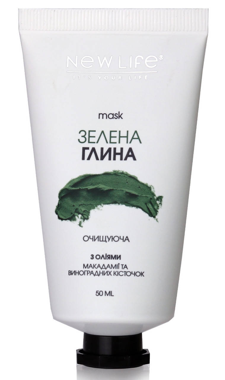 

Маска с зеленой глины Очищающая для всех типов кожи