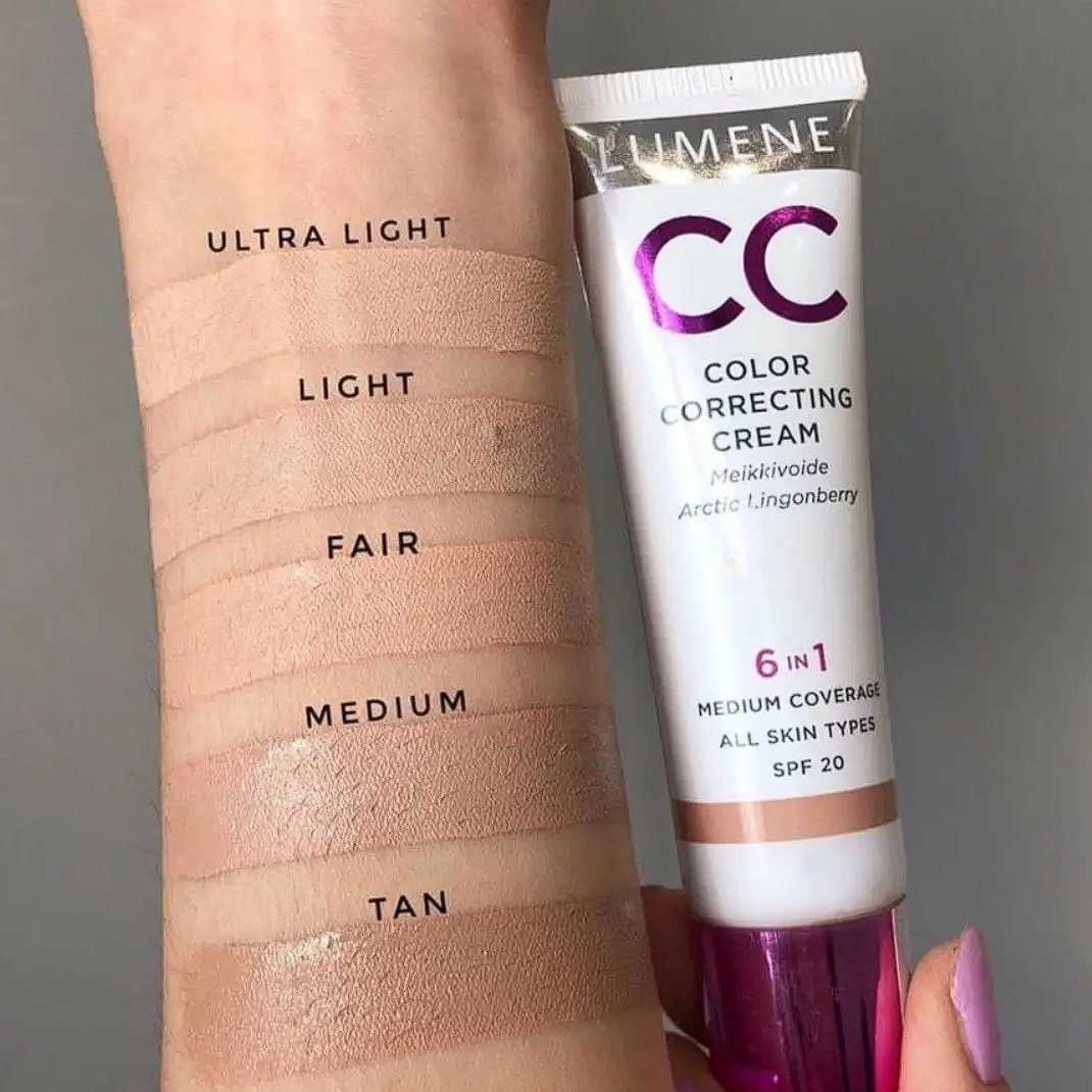 

Тональный крем Lumene CC Color Correcting Cream SPF20 Ultra Light
