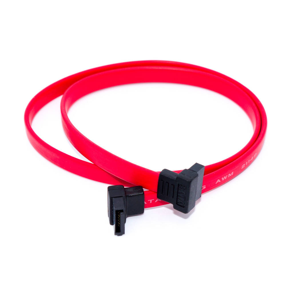 

Кабель SATA II data cable, 7pin (штекер - штекер), угловой. длина 0.5м