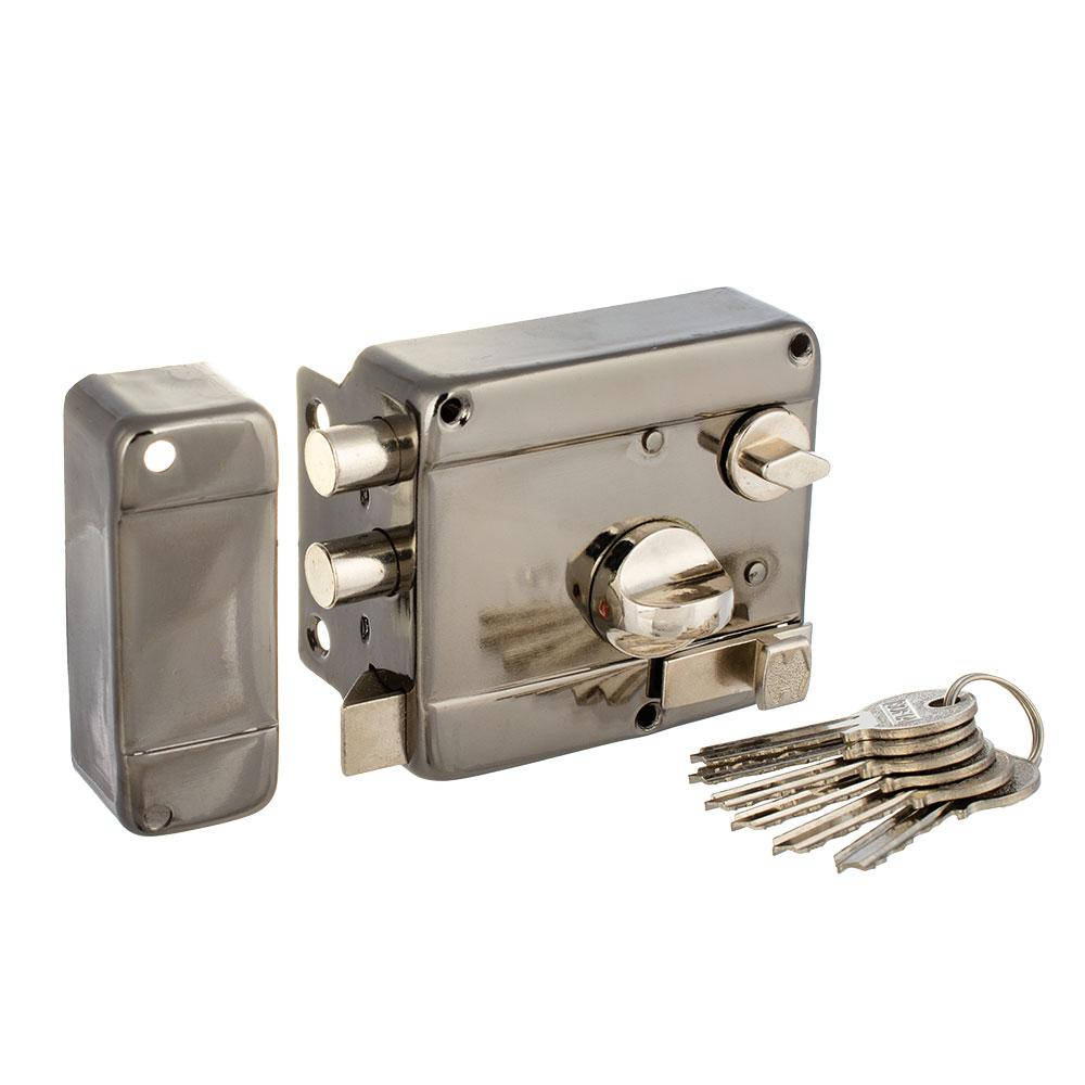 

Замок накладной FZB 14-36 с барашком и защелкой 6 ключей