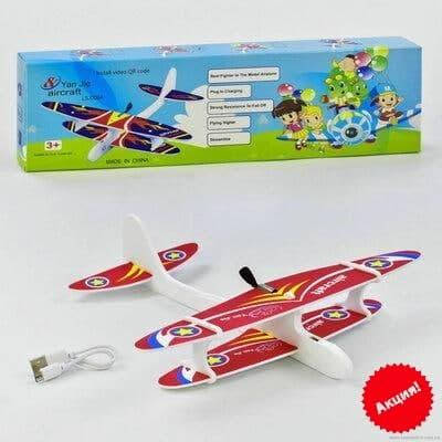 

Игрушка самолёт с электромотором зарядка от USB кабель
