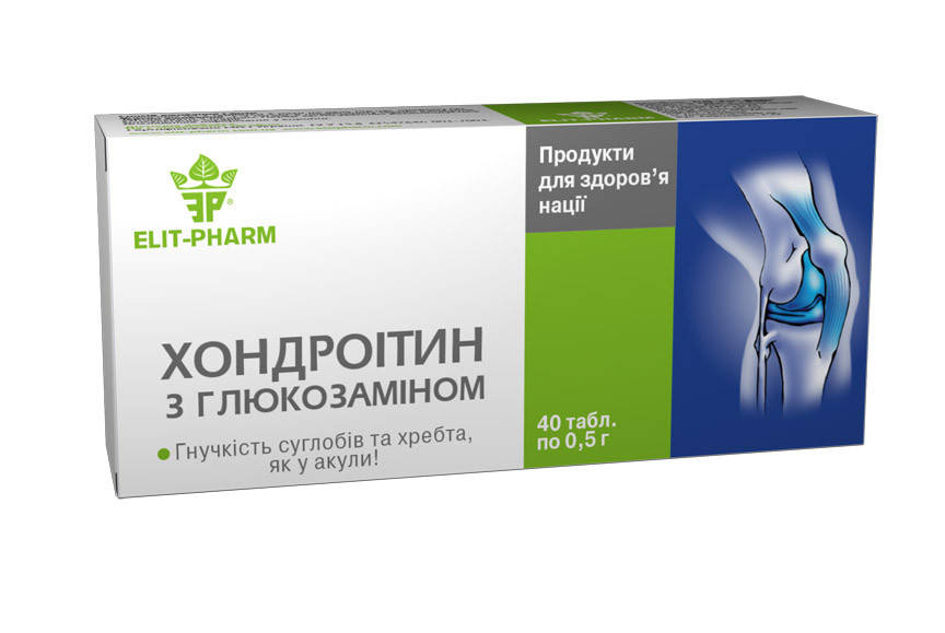 

Хондроитин с глюкозамином (Элит-Фарм) 80 табл.