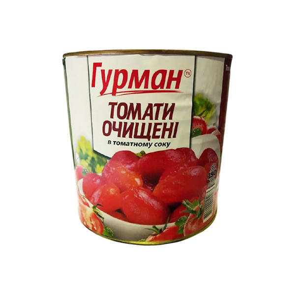 

Томаты очищенные консервированные Гурман 2,65 кг.
