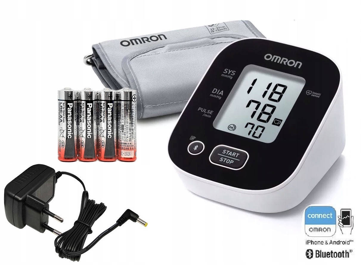 

Тонометр Omron M2 Intelli IT (HEM-7143T1-EBK) з адаптером