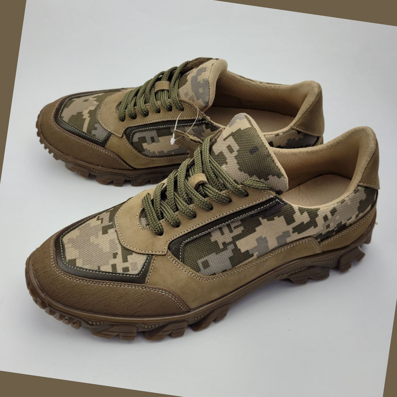 

Мужские тактические кроссовки пиксель летние текстильные сетка из натуральной кожи, военные кроссы для мужчин 44, Хаки