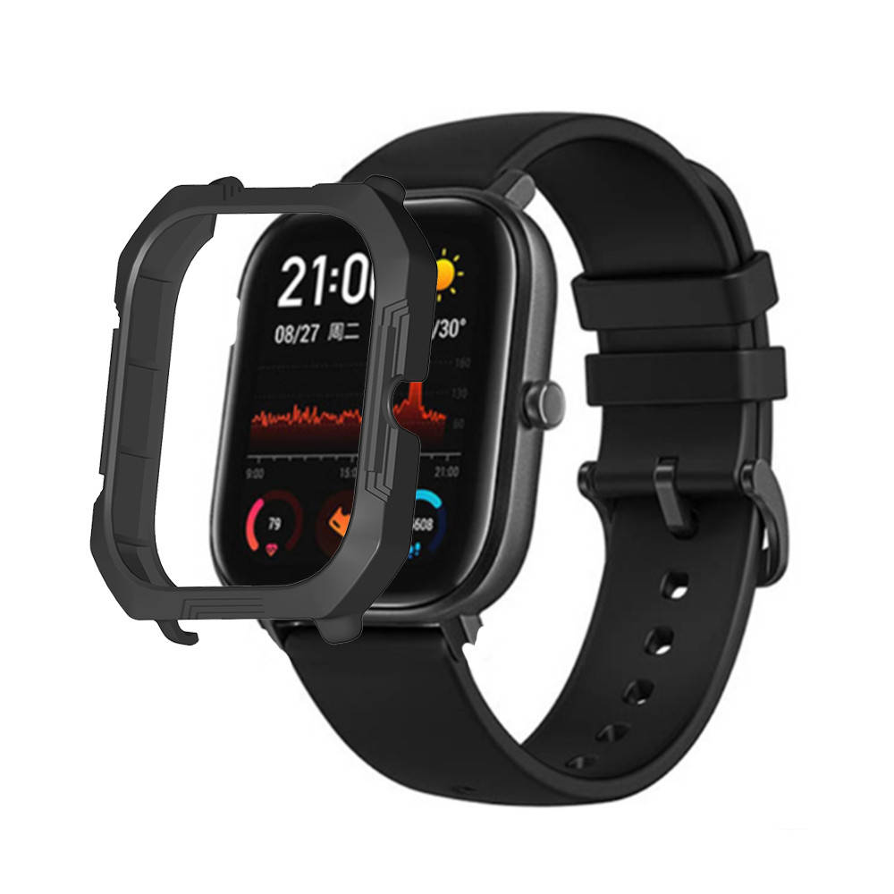 

Чехол-бампер DK Пластик Outlines для Xiaomi Amazfit GTS (A1913 / A1914) (black)