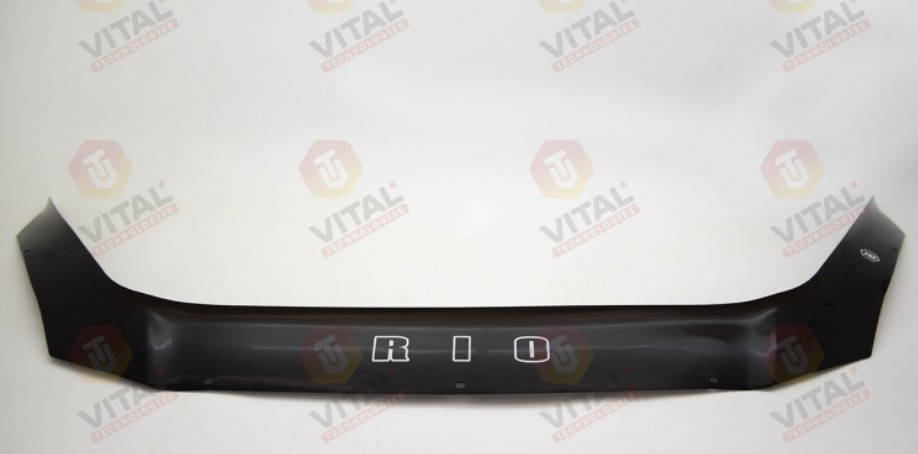 

Дефлектор капота VT52 (мухобойка) Kia Rio 2 2005-2011, Vip Tuning, KA03